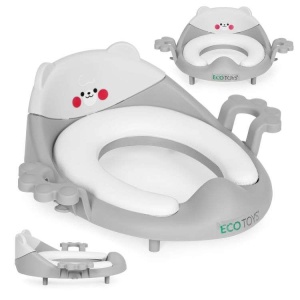 ADAPTER ZA WC ŠOLJU SA RUKOHVATIMA,GREY, ECOTOYS - Img 1