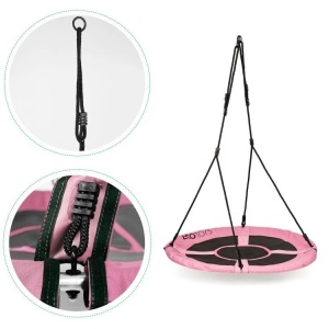 Baštenska ljuljaška 100 cm, roze - ECOTOYS - Img 6