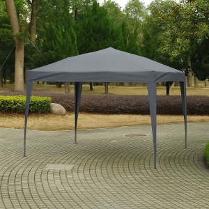 Baštenski šator/paviljon 3×3 m, automatski rasklopiv, sa 4 bočne stranice crni – MultiGarden - Img 3