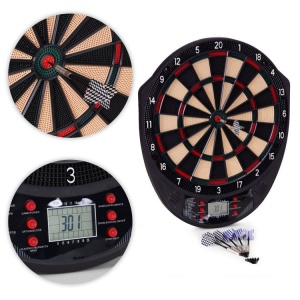 Elektronski pikado 41 cm sa LCD ekranom, 26 igara, set sa 6 pikada - Img 7