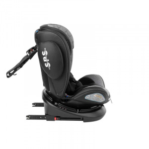 KIKKA BOO AUTO SJEDIŠTE 0-1-2-3 (0-36KG) STARK ISOFIX LIGHT GREY - Img 4