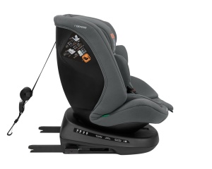 KIKKA BOO AUTOSJEDIŠTE 40-150 cm i-Defend i-SIZE GREY - Img 5