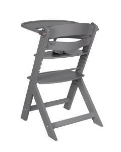 Kikka Boo drvena stolica za hranjenje Nordy Dark Grey - Img 8