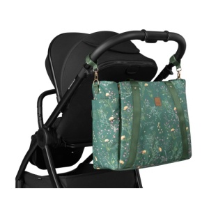Kikka boo torba za majku Florence Secret Garden Green - Img 5