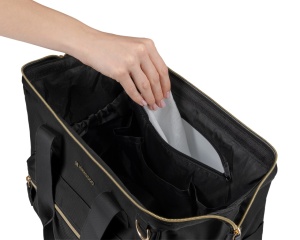 Kikka Boo torba za mame Maxi Black 2025 - Img 5