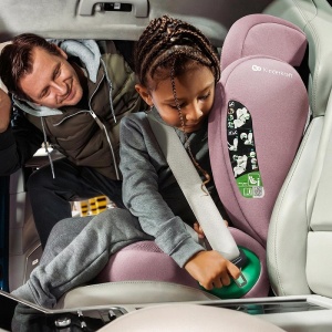 KINDERKRAFT AUTO SEDIŠTE JUNIOR FIX 2 PLUS I-Size 100-150cm PINK - Img 5