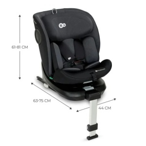 KINDERKRAFT AUTOSJEDIŠTE I-360 i size 40-150cm BLACK - Img 6