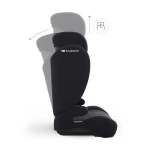 KINDERKRAFT AUTOSJEDISTE I-SPARK 2 PLUS I SIZE BLACK - Img 3