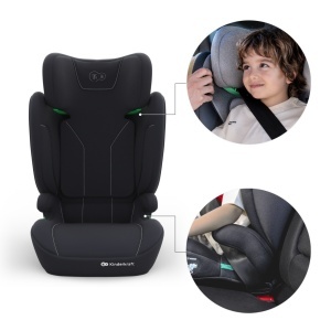 KINDERKRAFT AUTOSJEDISTE I-SPARK 2 PLUS I SIZE BLACK - Img 8