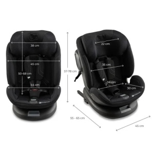 KINDERKRAFT AUTOSJEDIŠTE XPEDITION3 I-SIZE 40-150CM BLACK - Img 2