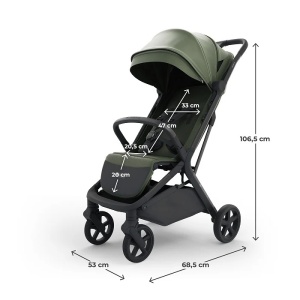 Kinderkraft kolica NUBI 3 MYSTIC GREEN - Img 11