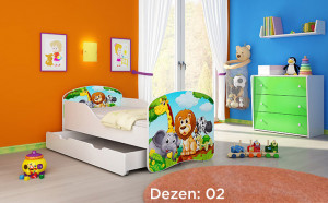 KREVET ZA DJECU SA DODATNOM FIOKOM 160x80 ACMA 1 - 02