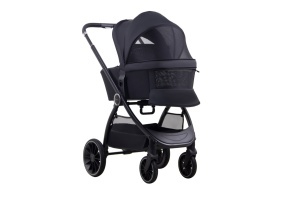LA MAMA TRIO kolica za bebe 3u1 - black - Img 8