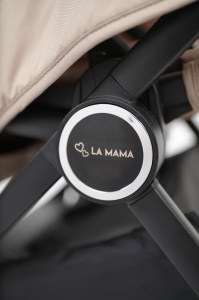 LA MAMA TRIO kolica za bebe 3u1 - gray - Img 9