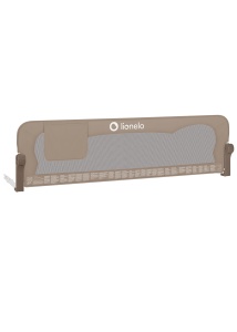 Lionelo Eva – zaštitna ograda za krevet Beige Melange