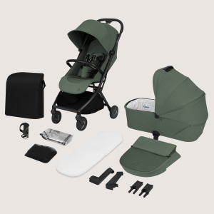 Lionelo Sia Flex – kolica 2u1 Green Emerald - Img 4
