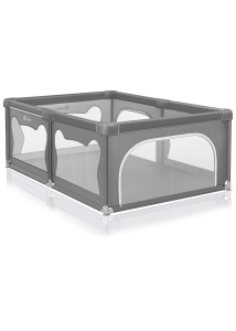 Lionelo Willow – ogradica za djecu Grey Concrete