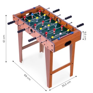 Mini stoni fudbal drveni 69x35 cm ECOTOYS - Img 7