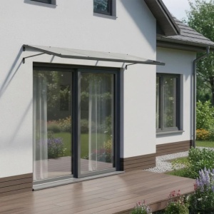 Nadstrešnica za ulazna vrata 113 × 80 cm sa UV zaštitom – MultiGarden - Img 3