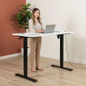 Samostojeci Electric sto 120x60 cm podesavanje visine 72–117 cm White ModernHome - Img 4