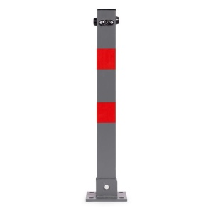 Sklopiva Parking barijera STUB sivi 60 cm with Key and Reflective Stripes - Img 5