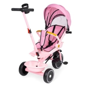 2u1 tricikl sa rotirajućim sjedištem i sklopivom tendom Pink, ECOTOYS - Img 3