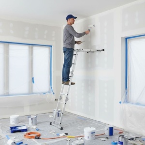 Aluminijumske višenamjenske merdevine 4x3, sa šarkama, sklopive, nosivost 150 kg, ModernHome - Img 3