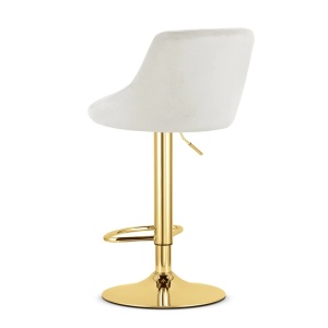 Barska stolica Kast white / gold baza - Img 5