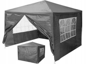Baštenski šator, 3x3 m, 4 stranica, gray, MultiGarden - Img 1