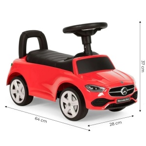 Guralica Mercedes C CLASS sa interaktivnim volanom i zvucima, RED - Img 8