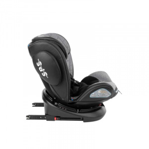 KIKKA BOO AUTO SJEDIŠTE 0-1-2-3 (0-36KG) STARK ISOFIX LIGHT GREY - Img 5