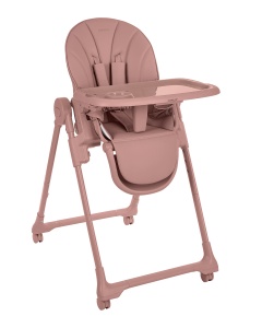 KikkaBoo Stolica za hranjenje PASTELLO 3 roze