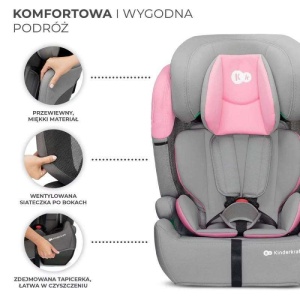KINDERKRAFT AUTOSJEDISTE COMFORT UP I-SIZE 76-150CM PINK - Img 8
