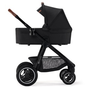 KINDERKRAFT EVERYDAY KOLICA ZA BEBE SET 2U1 BLACK - Img 3