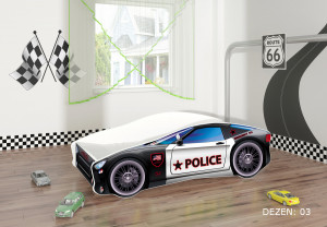 KREVET ZA DJECU AUTOMOBIL 160x80cm - 03