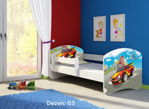KREVET ZA DJECU WHITE 180x80cm ACMA 2 - 03