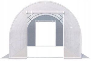 Plastenik tunnel, 3x2x2 m, multi-season, metalni ram, bijela folija, 2 ulaza - Img 2