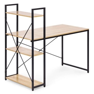 Radni sto 120x60 cm sa policama Light Style ModernHome - Img 4