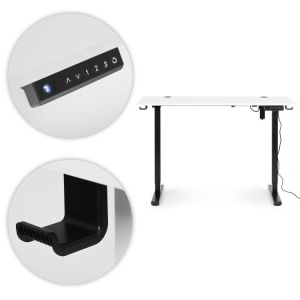 Samostojeci Electric sto 120x60 cm podesavanje visine 72–117 cm White ModernHome - Img 9