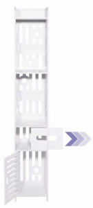 Vertikalni ormaric za kupatilo 120 cm - Img 5