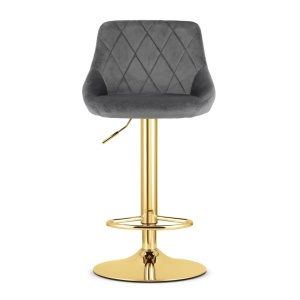 Barska stolica Kast grey / gold baza - Img 3