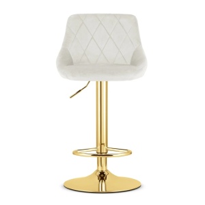 Barska stolica Kast white / gold baza
