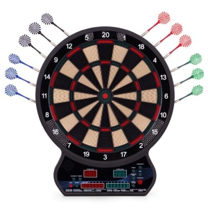 Elektronski pikado 42 cm sa LCD ekranom, 27 igara, set sa 12 pikada - Img 5