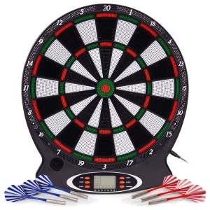 Elektronski pikado sa LCD ekranom 38 cm, 18 igara, set sa 6 pikada - Img 2