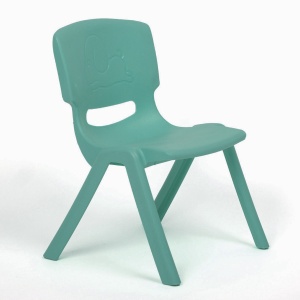Jungle dječija plastična stolica mint