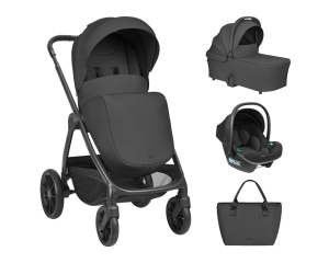 Kikka Boo 3u1 kolica za bebe Modena Black 2027