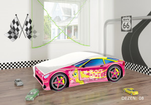 KREVET ZA DJECU AUTOMOBIL 160x80cm - 08