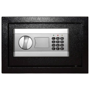 Kućni sef sa elektronskom bravom, otključavanje ključem ili šifrom, 31 × 20 × 20 cm - Img 8