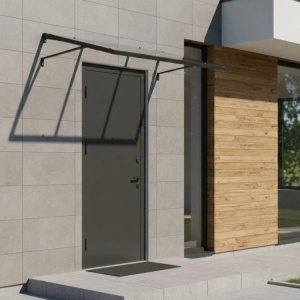 Nadstrešnica za ulazna vrata 113 × 80 cm sa UV zaštitom – MultiGarden - Img 7