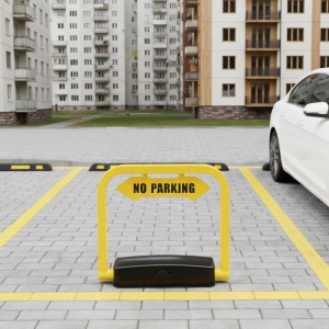 Parking barijera sklopiva 35 cm ugaona sa kljucem, daljinskom kontrolom i alarmom - Img 3
